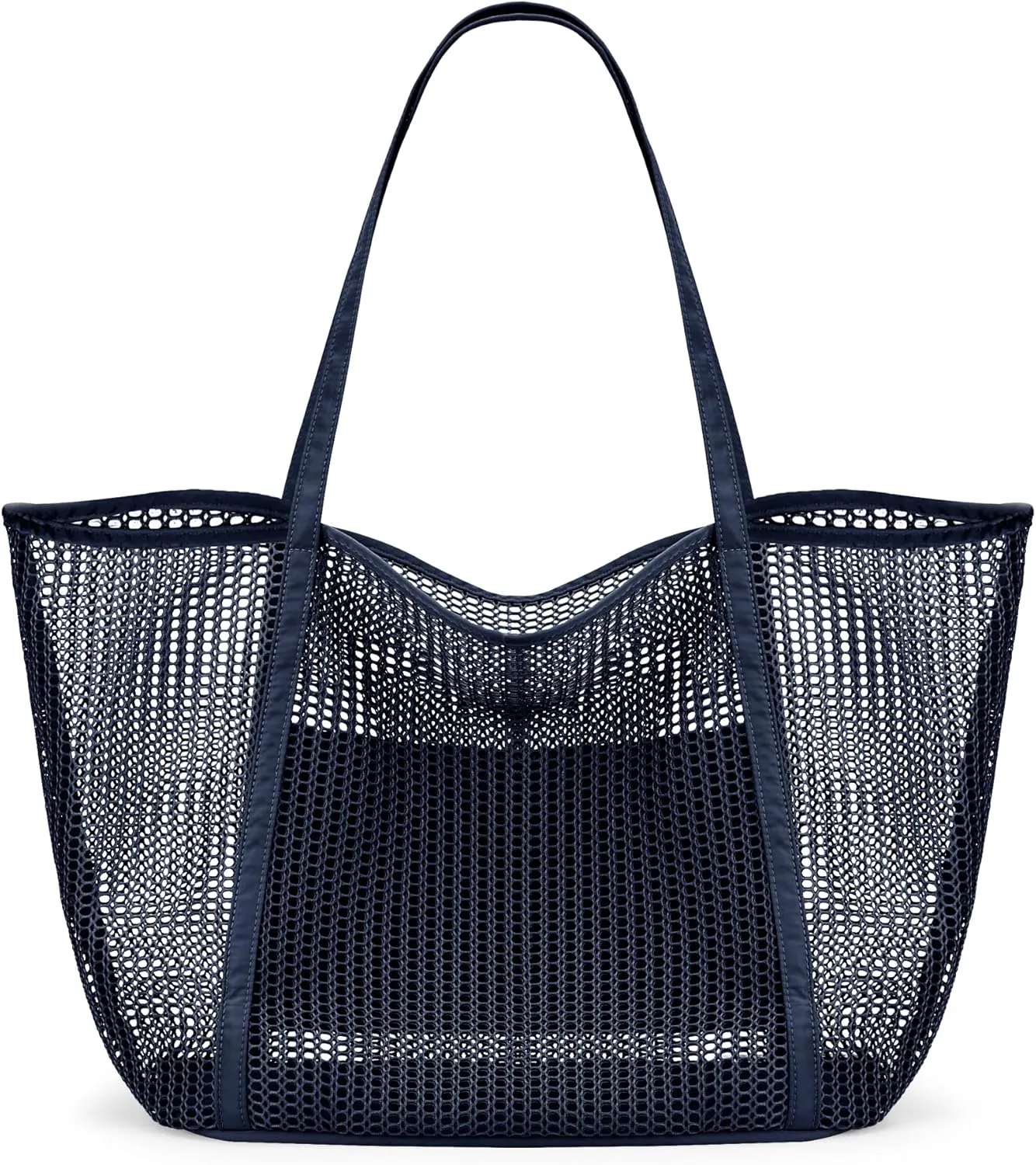 KALIDI FANCY FOREST Beach Mesh Tote Bag, Womens Shoulder handbag MAX 27L Grocery Bag