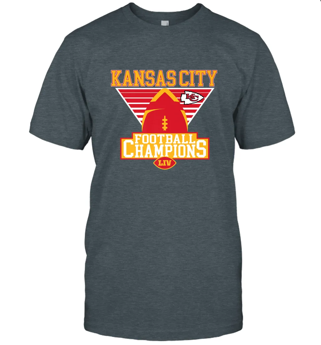 Kansas City Old School Football _ The City Of Champions LIV Men's T-Shirt