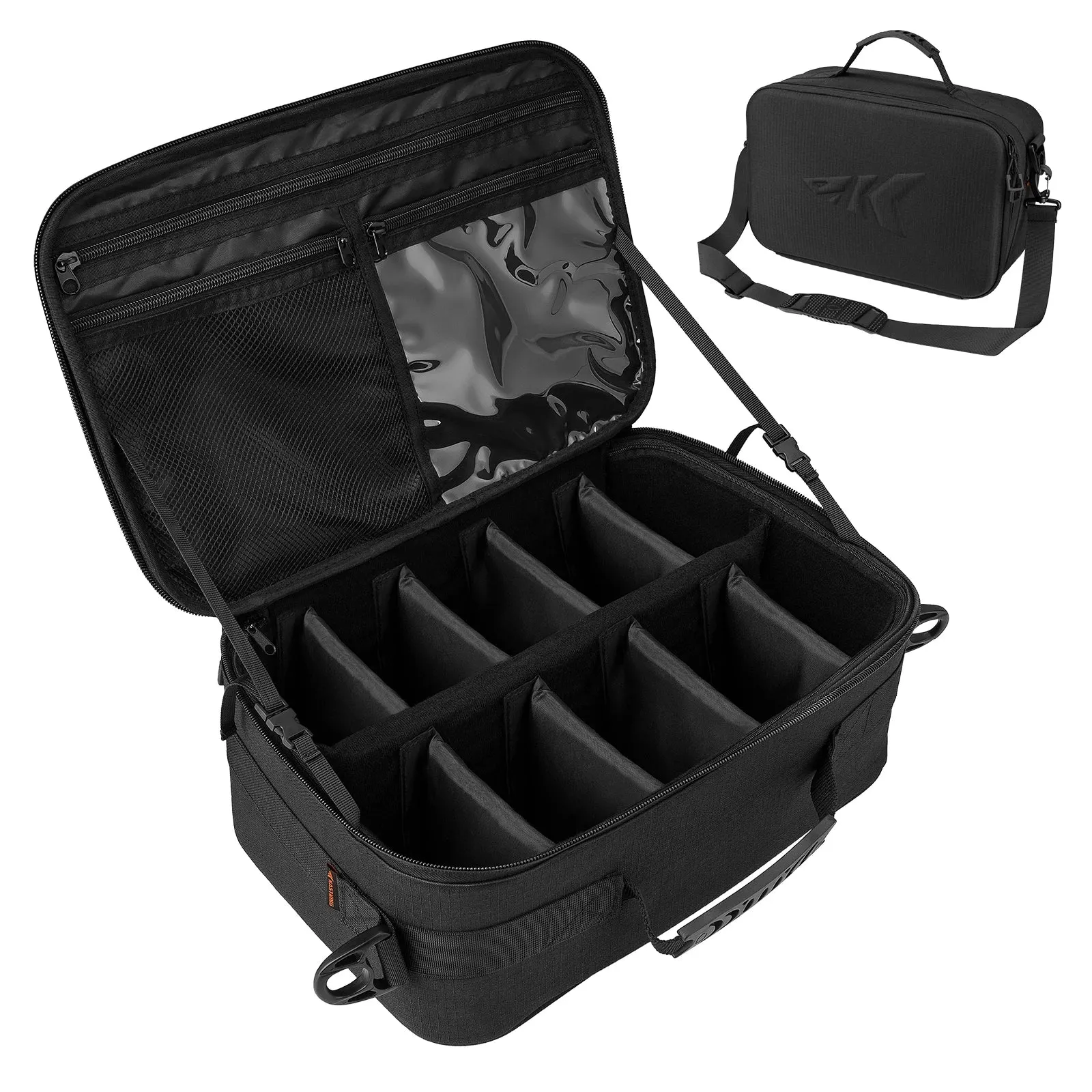 KASTKING Fishing Reel Case – Shockproof, Water-Resistant Storage With Adjustable Dividers