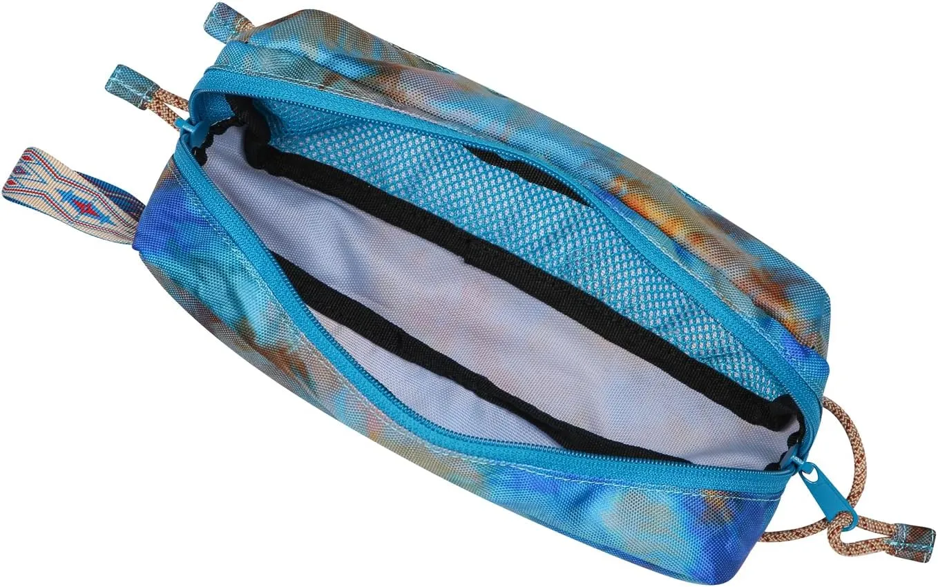 KAVU Surfside Stash Small Accessory Pouch - Ocean Potion
