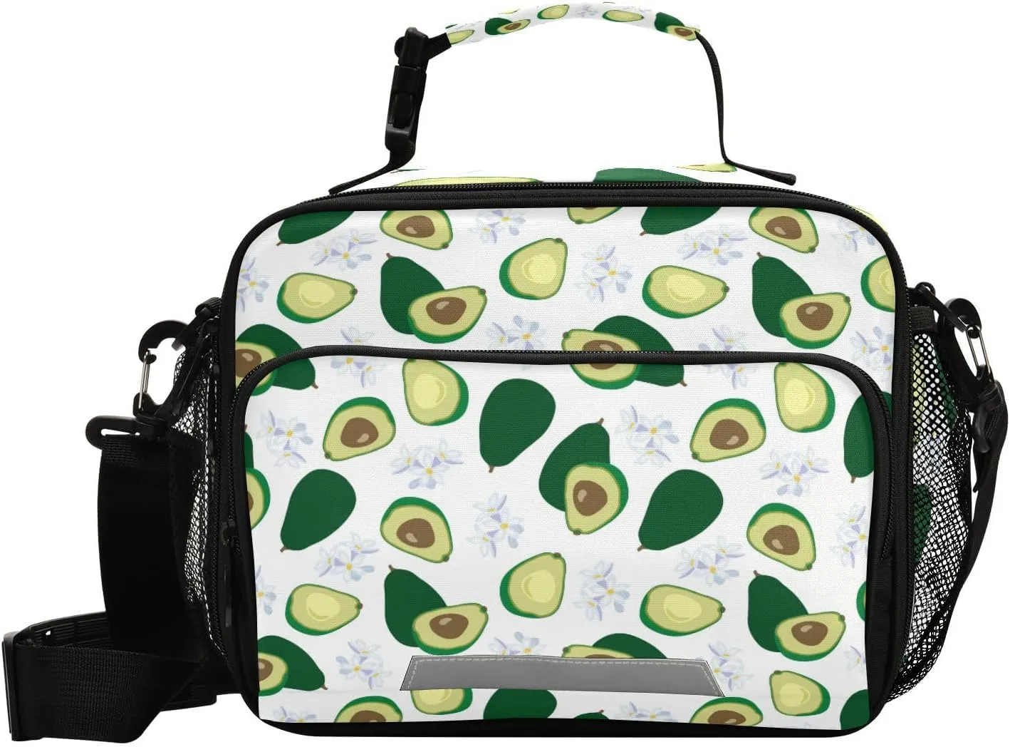 Kcldeci Lunch Box Insulated Kids Lunch Bag for School, Avocado and Fruit Pulp Cooler Thermal Meal Tote Kit for Boys, Girls,Men,Women,School,Work, Office