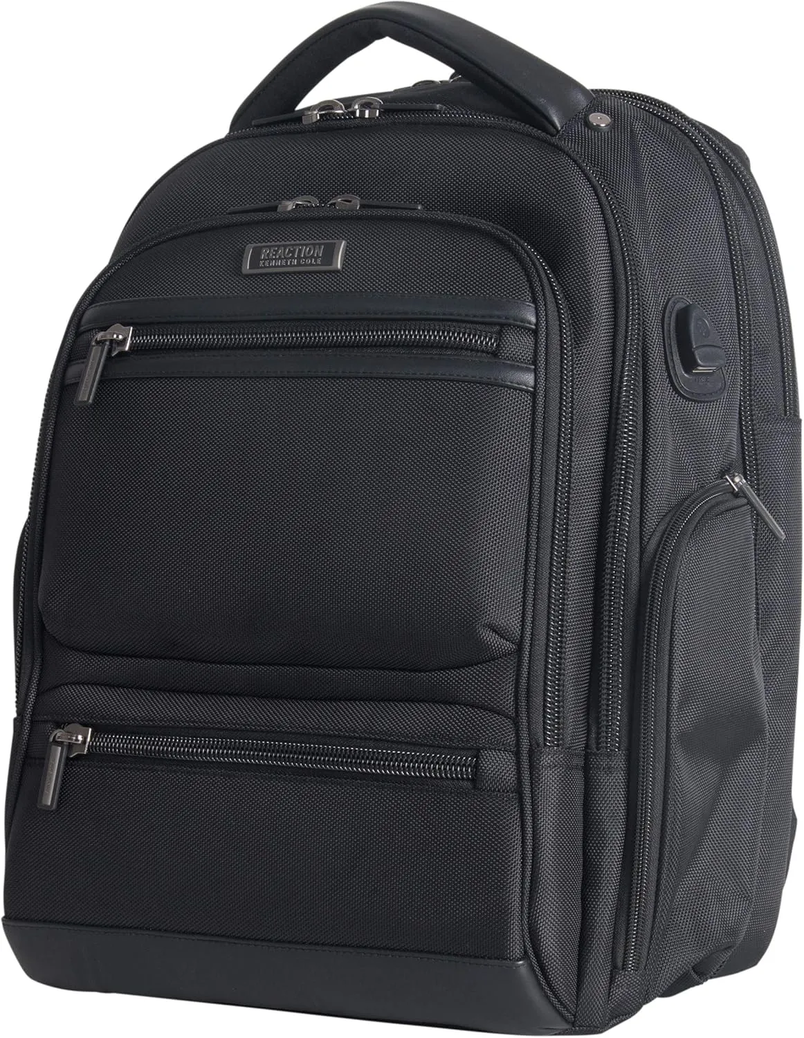 Kenneth Cole Reaction ProTec Travel Computer Bag, Black, 17" Laptop Business