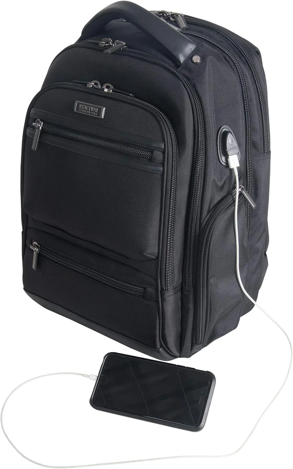 Kenneth Cole Reaction ProTec Travel Computer Bag, Black, 17" Laptop Business