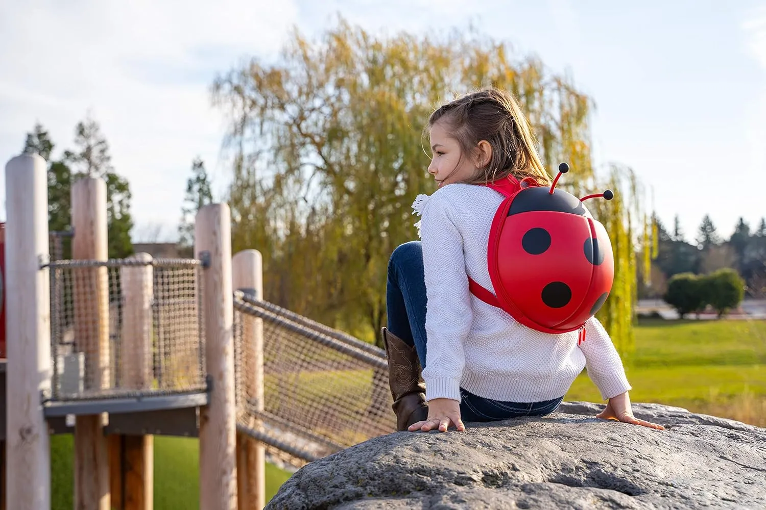 Kiddietotes Ladybug Backpack