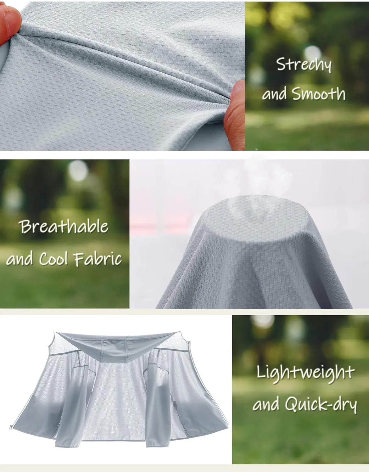 Kids Active Zipper Sun Protection Jacket Boys Girls Hooded Cooling Shirt Pockets Fishing Running Outdoor