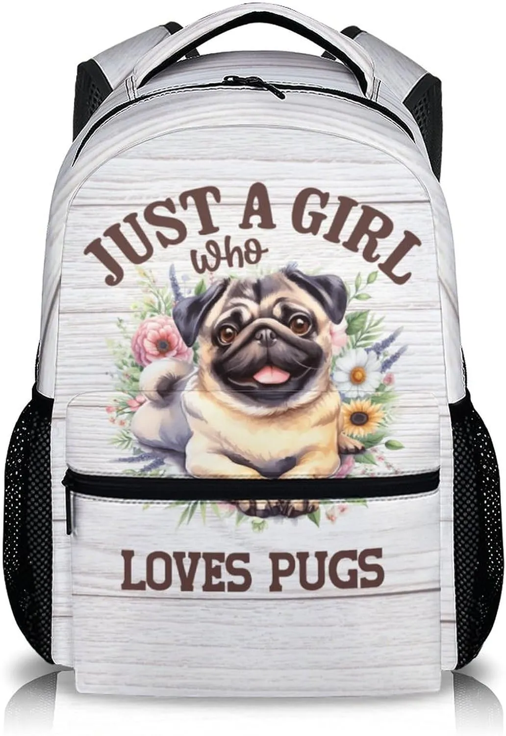 Kids Backpack, Casual Dog Bookbag, 17 Inch Cute Girls Boys Schoolbag for Gift, Large Capacity Bookbag for Preschool Elementary Kindergarten School Travel