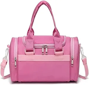 Kids Ballerina Dance Bag for Girls, Duffel is The Perfect Size for Ballet Class,Dance Recitals,Weekend Overnight, Short trips,Carry-on Size