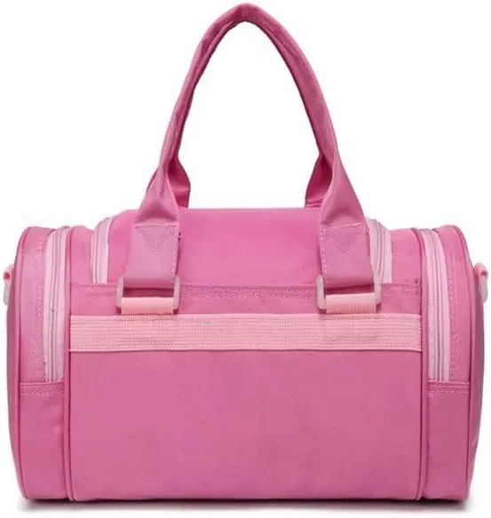 Kids Ballerina Dance Bag for Girls, Duffel is The Perfect Size for Ballet Class,Dance Recitals,Weekend Overnight, Short trips,Carry-on Size