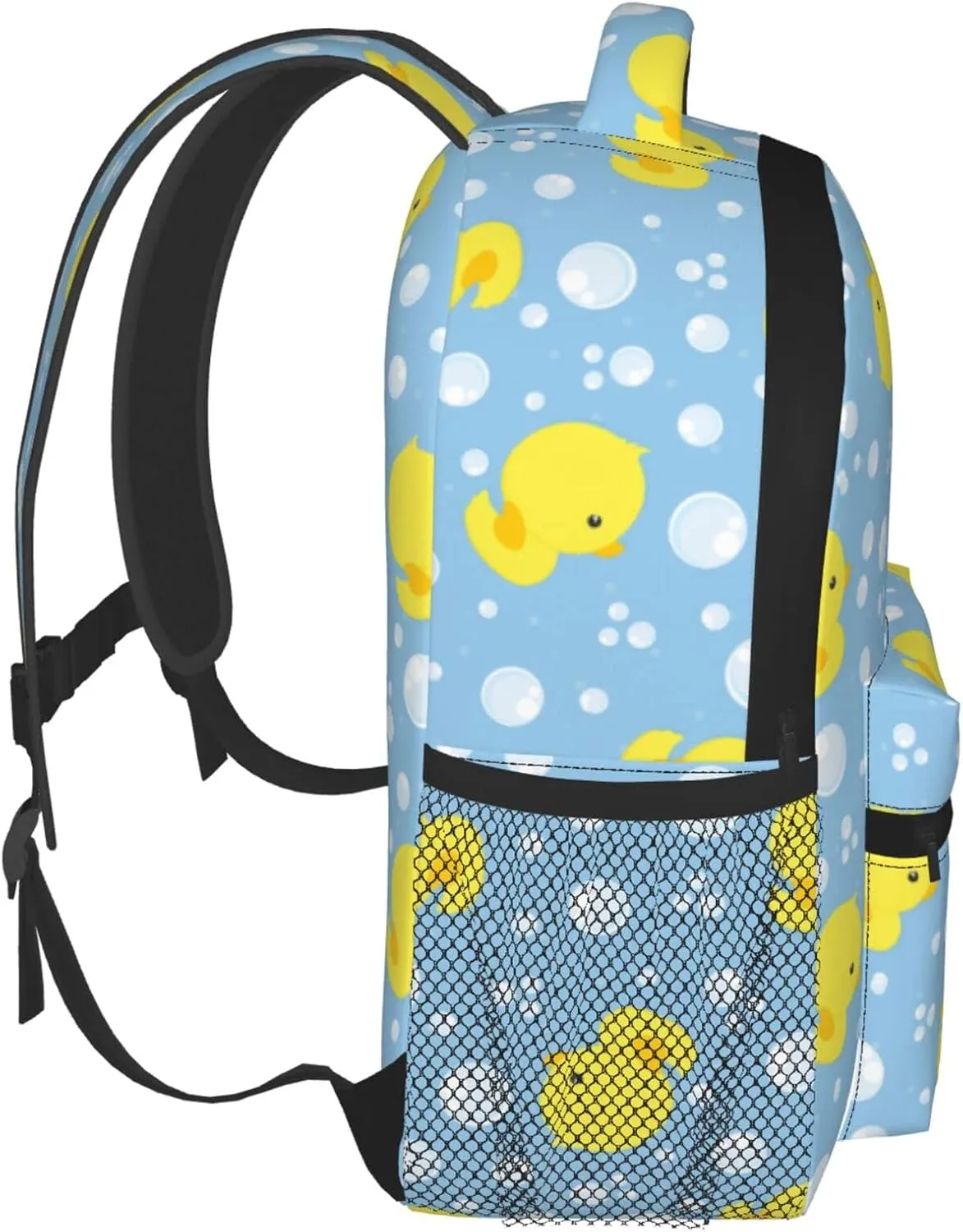 Kid's Mini Backpack 12 inch Cute Baby Rubber Ducks Backpack Schoolbag Preschool Kindergarten Children Bag Nursery Travel Bag for Toddler Boys Girls Age 3-7