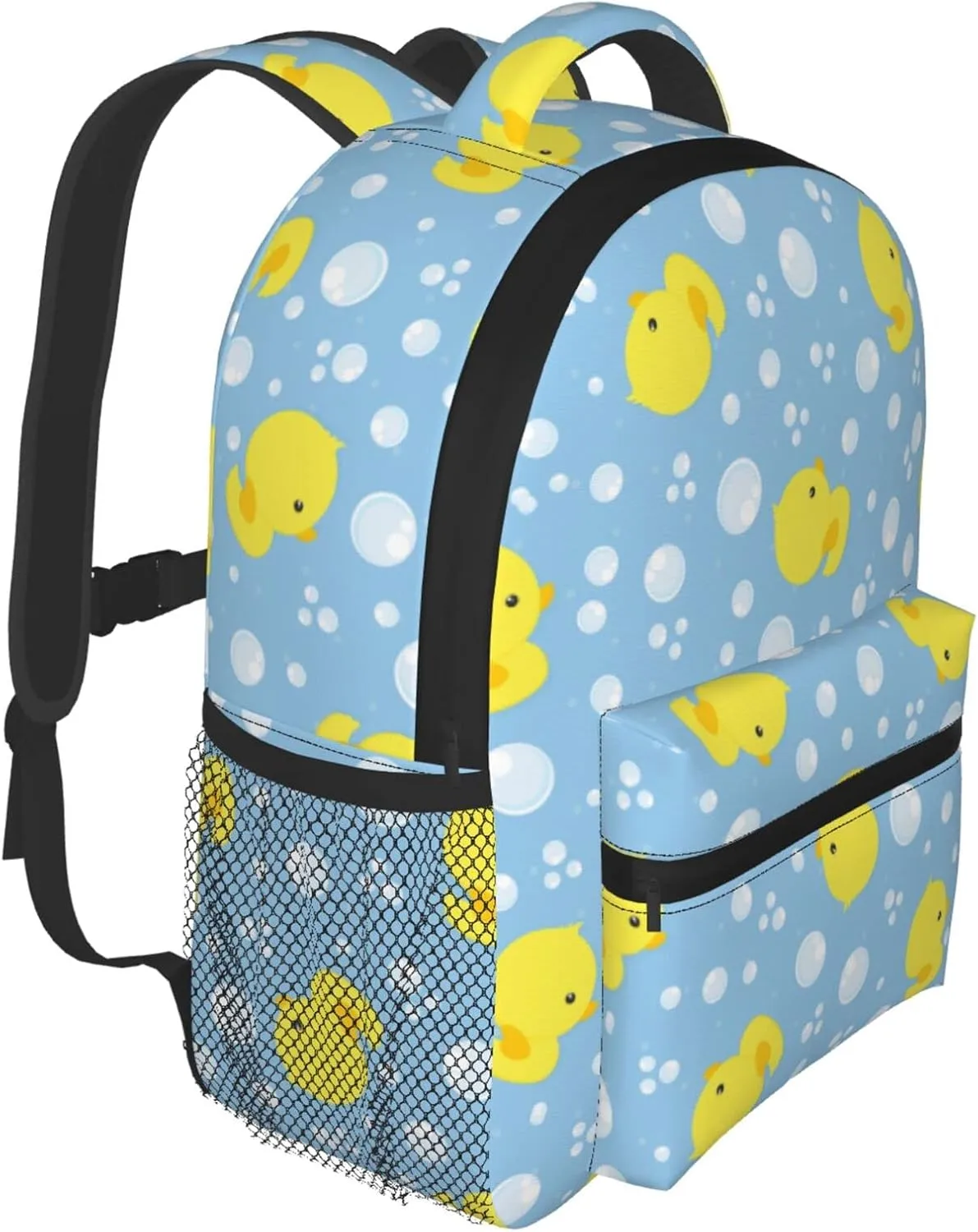 Kid's Mini Backpack 12 inch Cute Baby Rubber Ducks Backpack Schoolbag Preschool Kindergarten Children Bag Nursery Travel Bag for Toddler Boys Girls Age 3-7