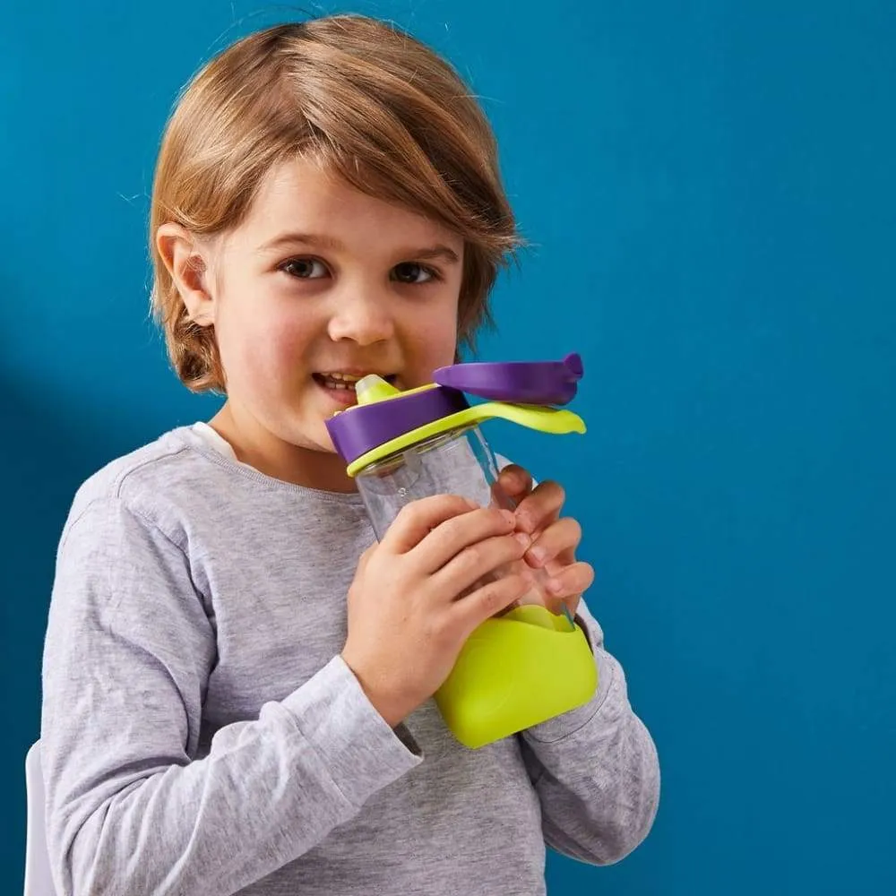 Kids Spout Sport Style Plastic Water Bottle By Bbox 450ml Passion Splash