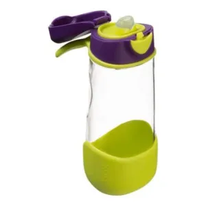 Kids Spout Sport Style Plastic Water Bottle By Bbox 450ml Passion Splash