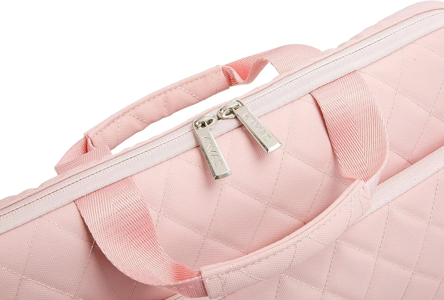 Kinmac 360 Degree Laptop Bag Full Cushioned Laptop Shoulder Bag For MacBook Pro 16 inch and 15 inch-15.6 inch Laptop (Pink)