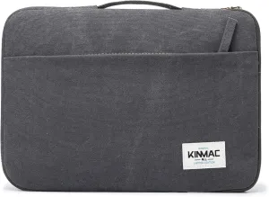 Kinmac 360° Heavy Duty Protective Laptop Computer Sleeve case Bag Cover with Handle for MacBook Pro 14 inch,14 inch-14.4 inch HP Lenovo Dell ASUS Acer Laptop (Grey)