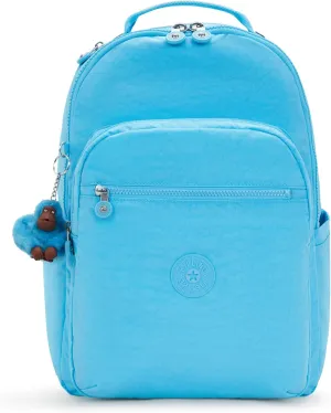 Kipling Women's Seoul 15" Laptop Backpack, Durable, Roomy with Padded Shoulder Straps, Built-In Protective Sleeve