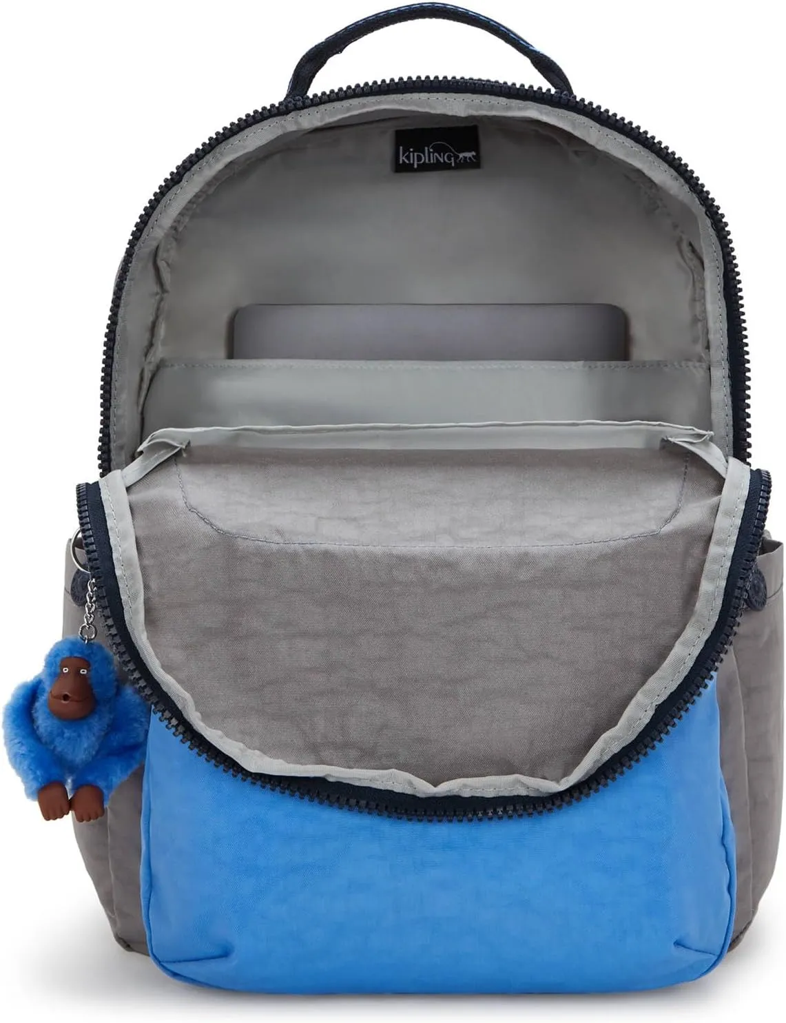 Kipling Women's Seoul 15" Laptop Backpack, Durable, Roomy with Padded Shoulder Straps, Built-In Protective Sleeve