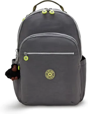 Kipling Women's Seoul 15" Laptop Backpack, Durable, Roomy with Padded Shoulder Straps, Built-In Protective Sleeve