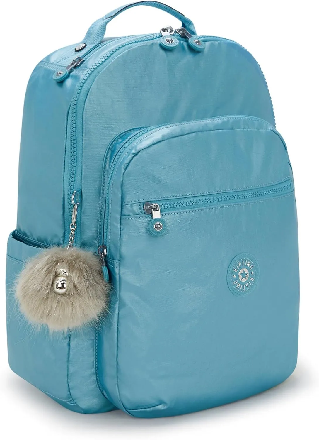 Kipling Women's Seoul 15" Laptop Backpack, Durable, Roomy with Padded Shoulder Straps, Built-In Protective Sleeve