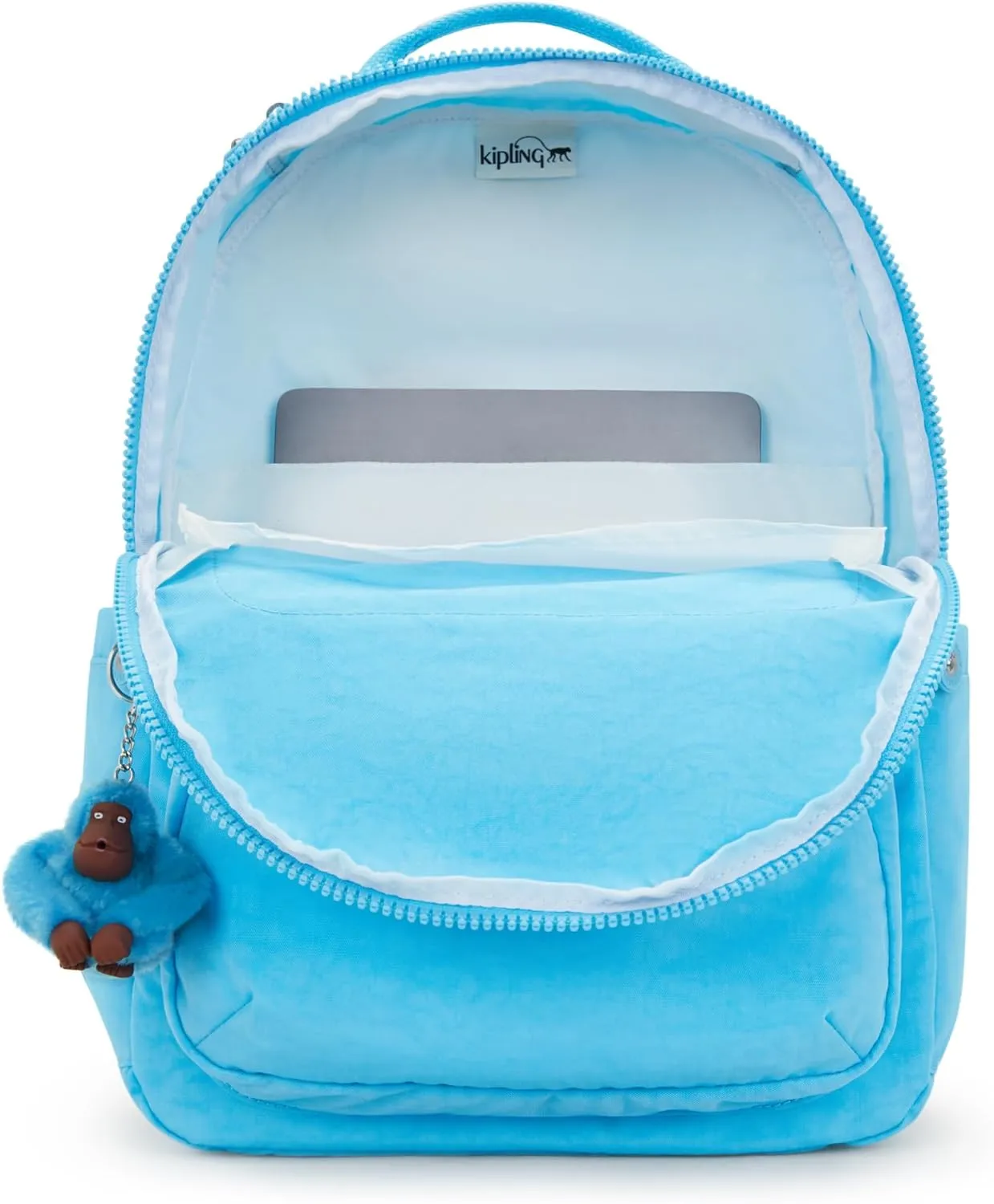 Kipling Women's Seoul 15" Laptop Backpack, Durable, Roomy with Padded Shoulder Straps, Built-In Protective Sleeve