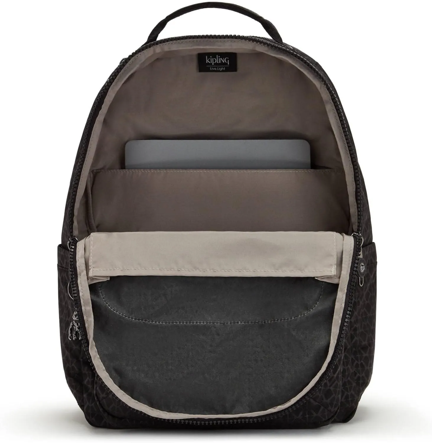 Kipling Women's Seoul 15" Laptop Backpack, Durable, Roomy with Padded Shoulder Straps, Built-In Protective Sleeve