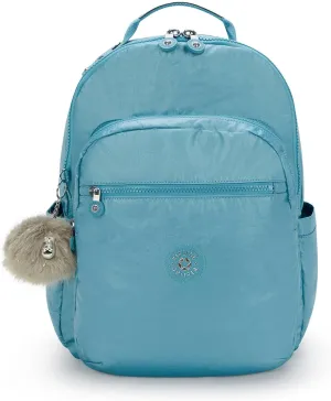 Kipling Women's Seoul 15" Laptop Backpack, Durable, Roomy with Padded Shoulder Straps, Built-In Protective Sleeve