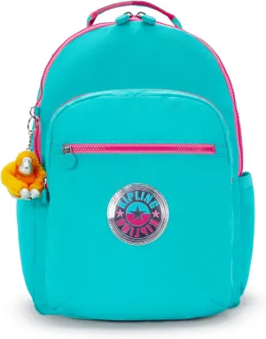 Kipling Women's Seoul 15" Laptop Backpack, Durable, Roomy with Padded Shoulder Straps, Built-In Protective Sleeve