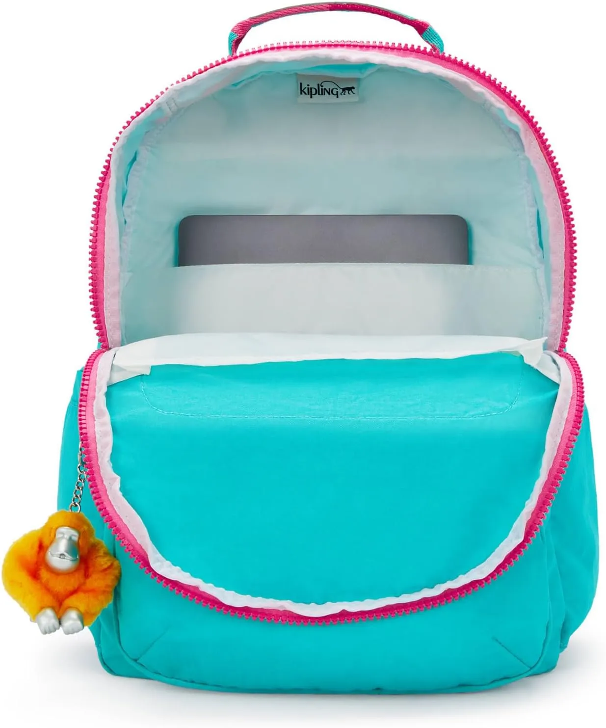 Kipling Women's Seoul 15" Laptop Backpack, Durable, Roomy with Padded Shoulder Straps, Built-In Protective Sleeve