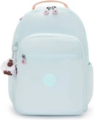 Kipling Women's Seoul 15" Laptop Backpack, Durable, Roomy with Padded Shoulder Straps, Built-In Protective Sleeve