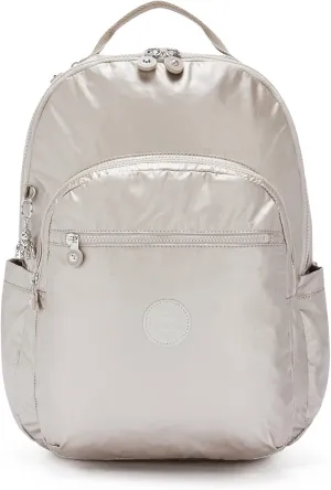 Kipling Women's Seoul Extra Large 17” Laptop Backpack, Durable, Roomy with Padded Shoulder Straps, Bag