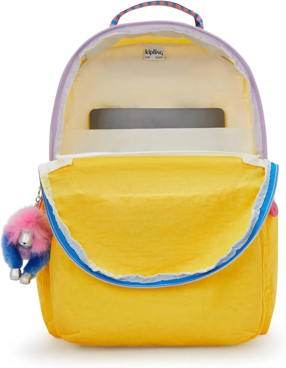 Kipling Women's Seoul Fc 15" Laptop Backpack, Durable, Roomy with Padded Shoulder Straps, Built-In Protective Sleeve