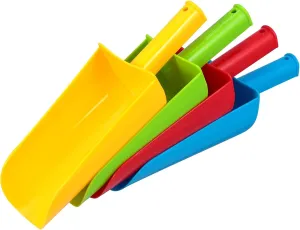 Kisangel 4pcs Beach Sand Shovel for Shovels Made from Material for Summer Sandbox and Backyard Play