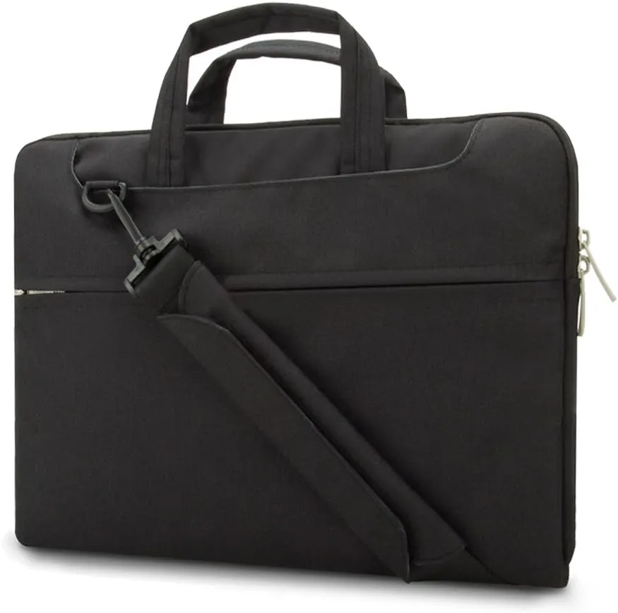Lacdo 16 inch Laptop Bag for 16 inch New MacBook Pro M4/M3/M2/M1 Pro/Max A3403 A3186 A2991 A2780 A2485 A2141 2024-2019, 15" Surface Laptop 7th Copilot PC/Surface Laptop 6 5 4 3 Computer Bag, Black