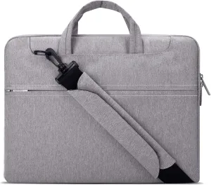 Lacdo 16 inch Laptop Bag for 16 inch New MacBook Pro M4/M3/M2/M1 Pro/Max A3403 A3186 A2991 A2780 A2485 A2141 2024-2019, 15" Surface Laptop 7th Copilot PC/Surface Laptop 6 5 4 3 Computer Bag, Gray