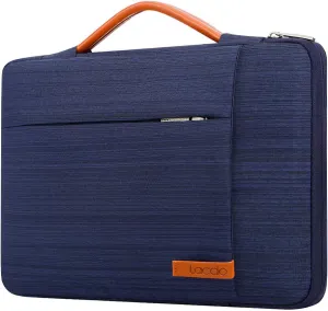 Lacdo 360° Protective Laptop Sleeve Case for 16 inch New MacBook Pro M4/M3/M2/M1 Pro/Max A3403 A3186 A2991 A2780 A2485 A2141 2024-2019, 15 inch Surface Laptop 7th Copilot PC/6/5/4/3 Computer Bag, Blue
