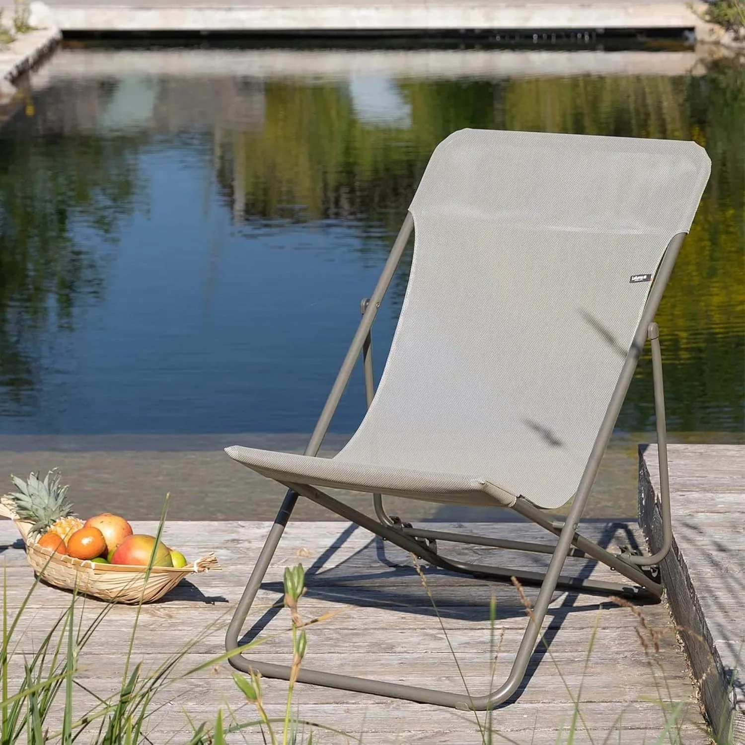 Lafuma Maxi TRANSAT Folding Sling Chair, Terre