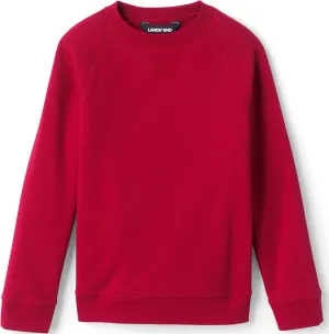 Lands' End School Uniform Kids Crew Sweatshirt