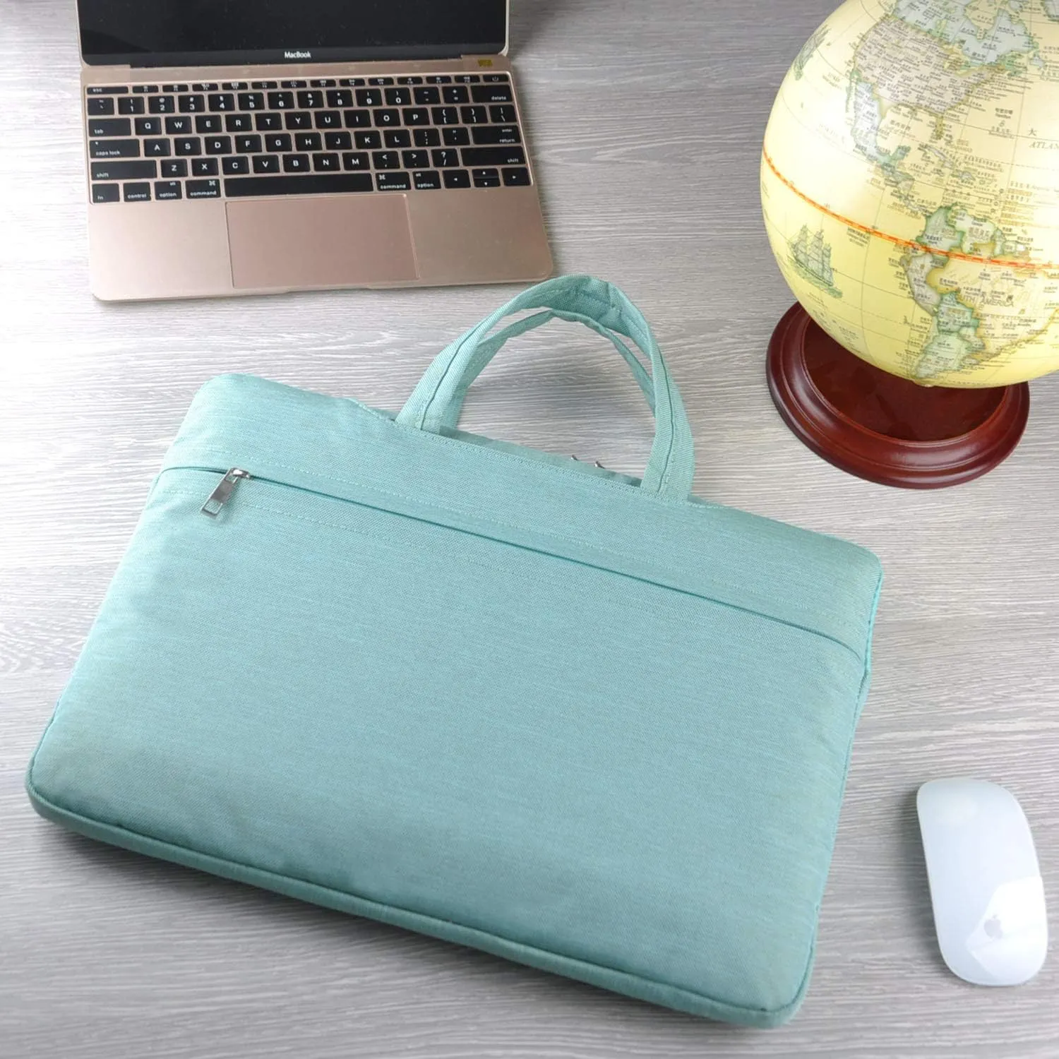 Laptop Bag 15.6, HESTECH Laptop Carrying Case Sleeve Compatible for 14-15.6 MacBook Pro | Acer Aspire E 15 / Chromebook 14 | Lenovo Dell HP Asus Computer, Green