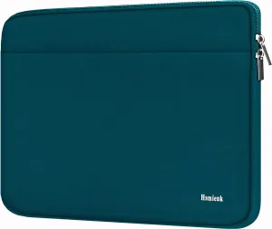 Laptop Case 14 inch, Durable Shockproof Protective Notebook Cover Bag with Accessory Pocket, Carrying Laptop Sleeve Compatible for MacBook HP Lenovo Dell Asus Acer, Cyan Color
