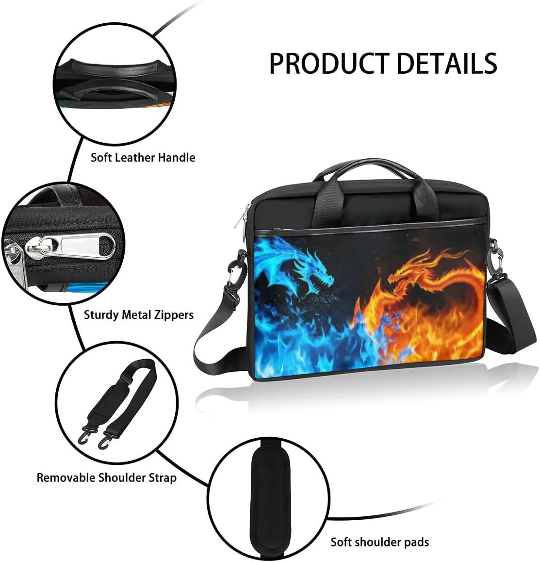 Laptop Case Bag,15.6 inch Laptop Sleeve Bag,Shockproof Protective Computer Cover,Water Resistant Notebook Briefcase（25）