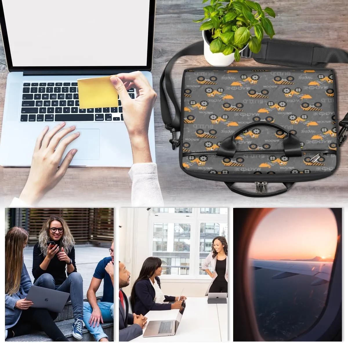 Laptop Case Bag,15.6 inch Laptop Sleeve Bag,Shockproof Protective Computer Cover,Water Resistant Notebook Briefcase（25）