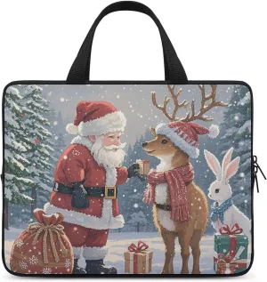 Laptop Case Sleeve Shockproof Computer Carrying Bag for Elk Laptop Bag Tote Lightweight Notebook Case Cover Traveling Briefcase Handle Bags for Travel Business 10inch
