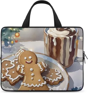 Laptop Case Sleeve Shockproof Computer Carrying Bag Leisurely Afternoon Tea Laptop Bag Tote Lightweight Notebook Case Cover Traveling Briefcase Handle Bags for Travel Business 13inch