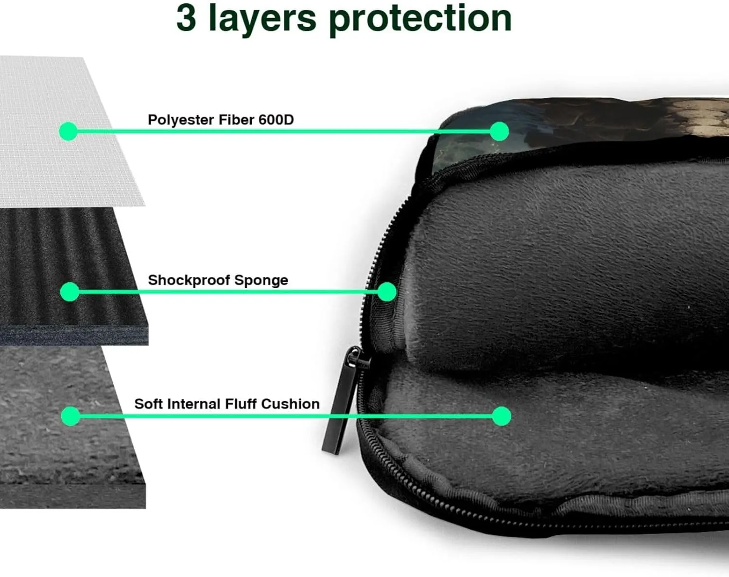Laptop Shoulder Bag Messenger Bag Divided Sea Pathway Laptop Bag Computer Bag for Men Women