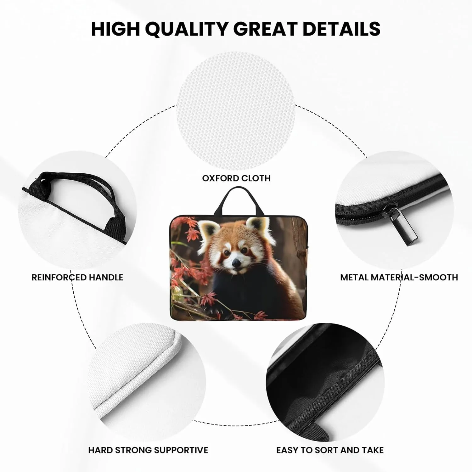 Laptop Shoulder Bag Messenger Bag Seaside Town Laptop Bag Computer Bag for Men Women