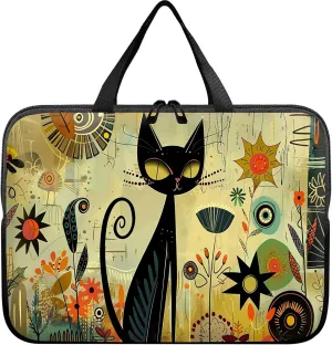 Laptop Sleeve Case Bag 13 inch, Graffiti Cat Slim Carrying Case Durable Handbag Travel Laptop Bag for 13 inch MacBook Air M3/M2/Pro M2/ 13" iPad Pro/Air M4/M2 2024