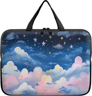 Laptop Sleeve Case Bag 13 inch, Pink Nebula Slim Carrying Case Durable Handbag Travel Laptop Bag for 13 inch MacBook Air M3/M2/Pro M2/ 13" iPad Pro/Air M4/M2 2024