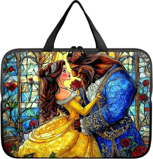 Laptop Sleeve Case Bag 15 inch, Beast and Princess Slim Carrying Case Durable Handbag Travel Laptop Bag for 15 inch MacBook Air M3/M2/15 Pro/Surface Laptop 7/6/5/4/3/ Dell XPS 15 Plus
