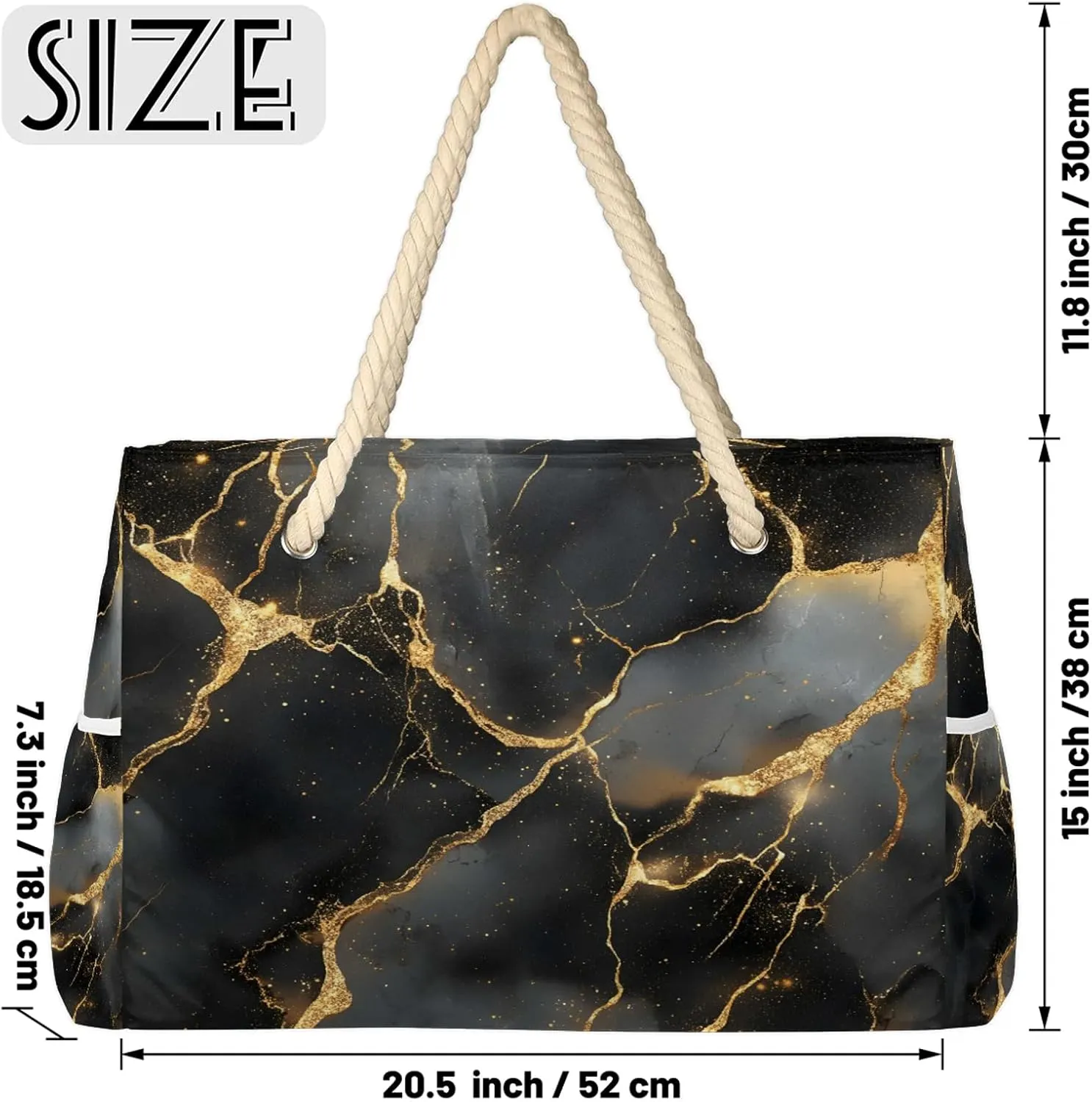 Large Beach Bags for Women with Zipper Beach Tote Bag Waterproof Sandproof Gym Swim Pool Grocery Travel Bag