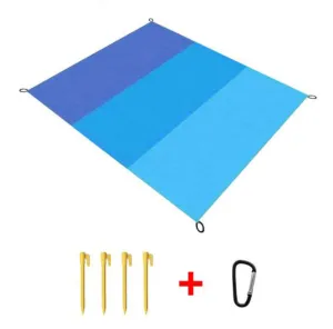 Large Beach Blanket - Blue