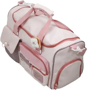 Large Capacity Sports Duffel Bag with Separate Shoe Compartment, Ideal for Gym or Short Trips, Multiple Colors